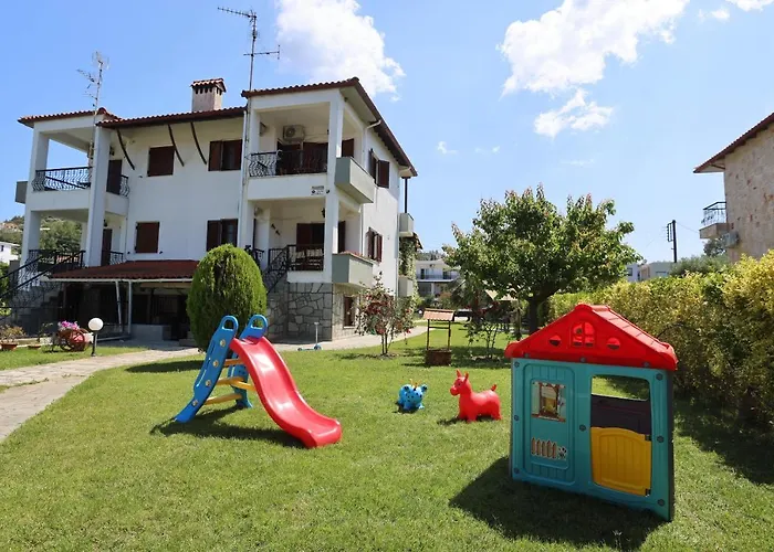 Beta - 5min Walk To Beach, Bbq, Parking Pefkochori