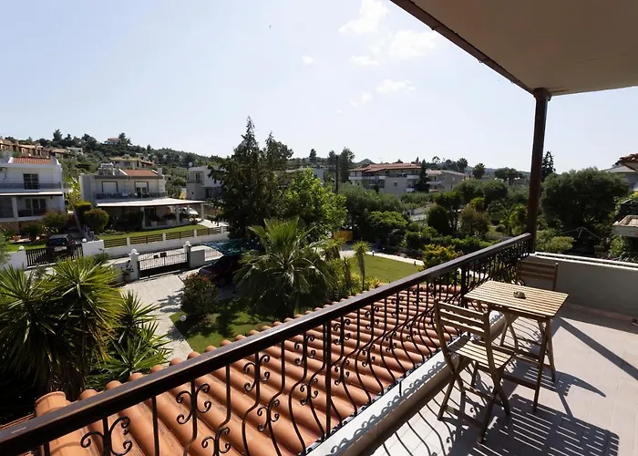 Villa Beta - 5min Walk To Beach, Bbq, Parking Pefkochori